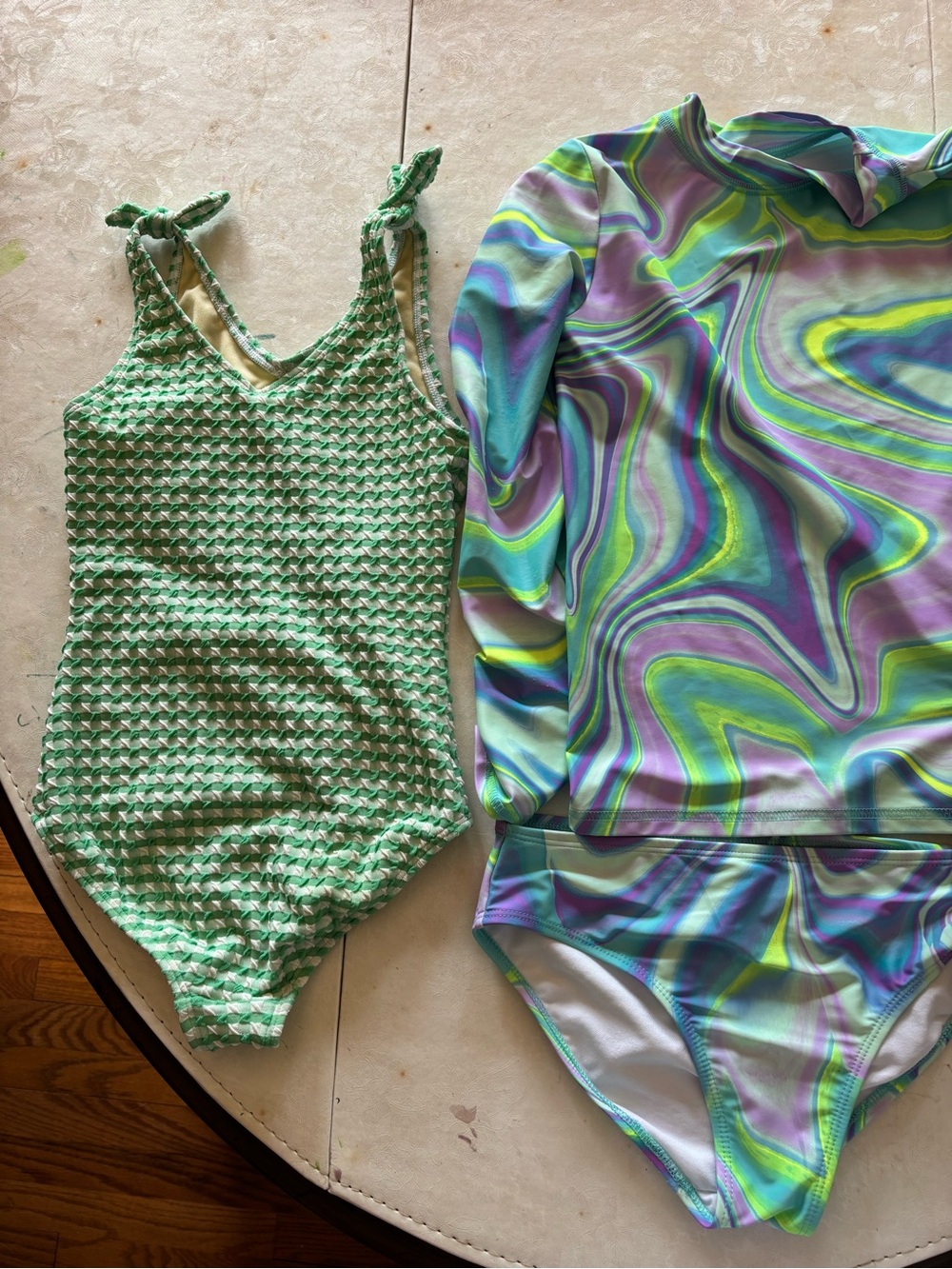 Girl Lands End/ Children’s Place swimsuit bundle size M 8